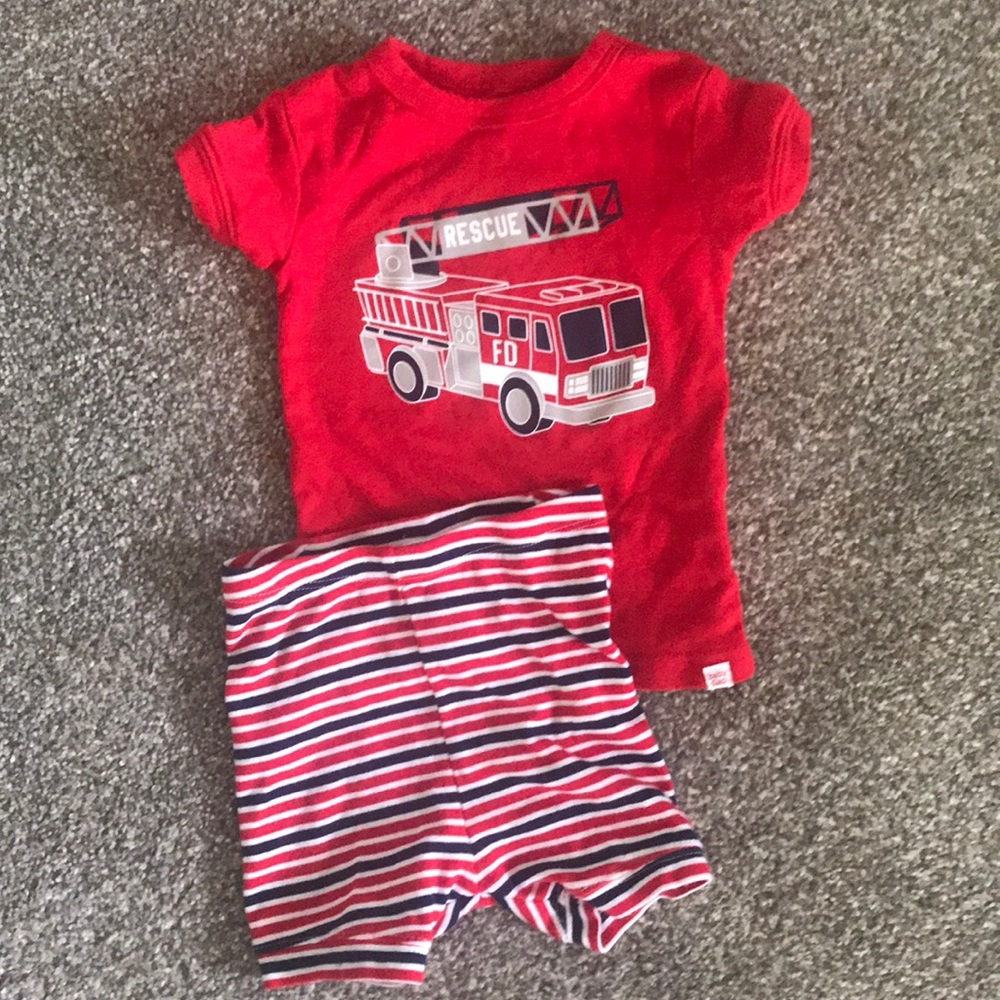 Baby Gap Firetruck Pajamas